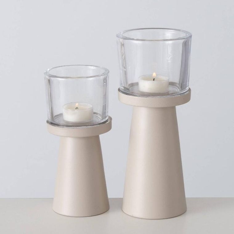 Boltze Home, świeczniki nowoczesne, Pius, 2 szt.