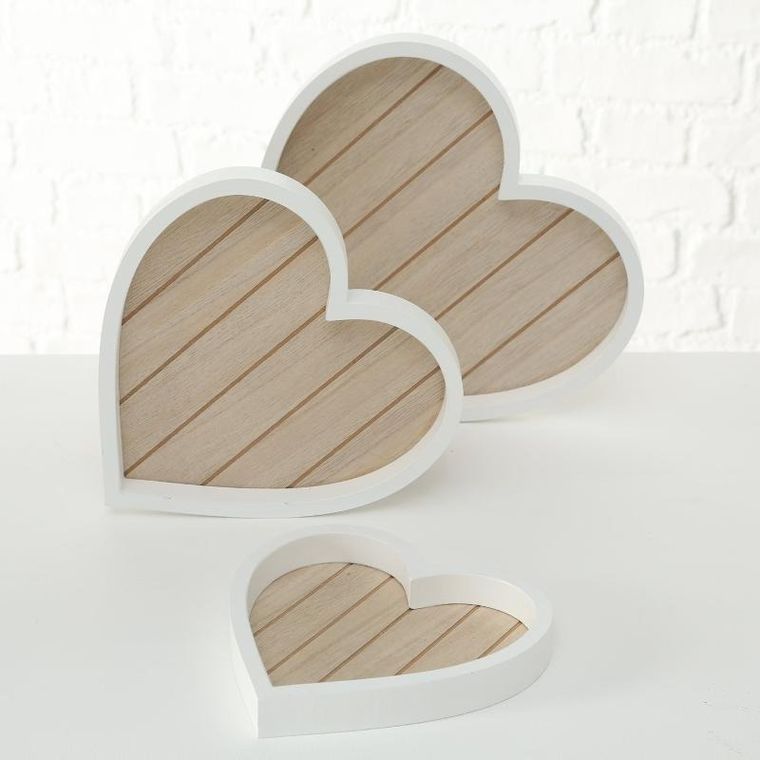 Boltze Home, tace dekoracyjne w kształcie serca, Herz