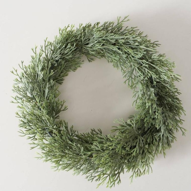 Boltze Home, Tanne, ręcznie wykonany wieniec na drzwi, średnica 30 cm