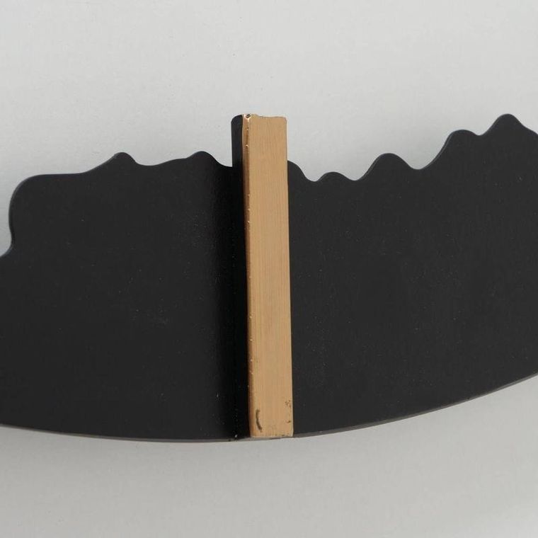 Boltze Home, zegar ścienny Union, metalowy ze złotymi wskazówkami