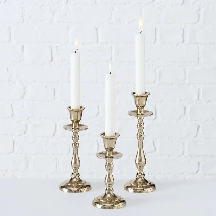 Boltze Home, zestaw metalowych świeczników, Vicco