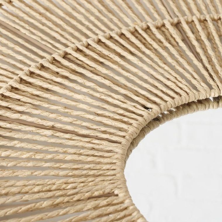 Boltze, Maral, dekoracyjne lustro w plecionej ramie, 75 cm