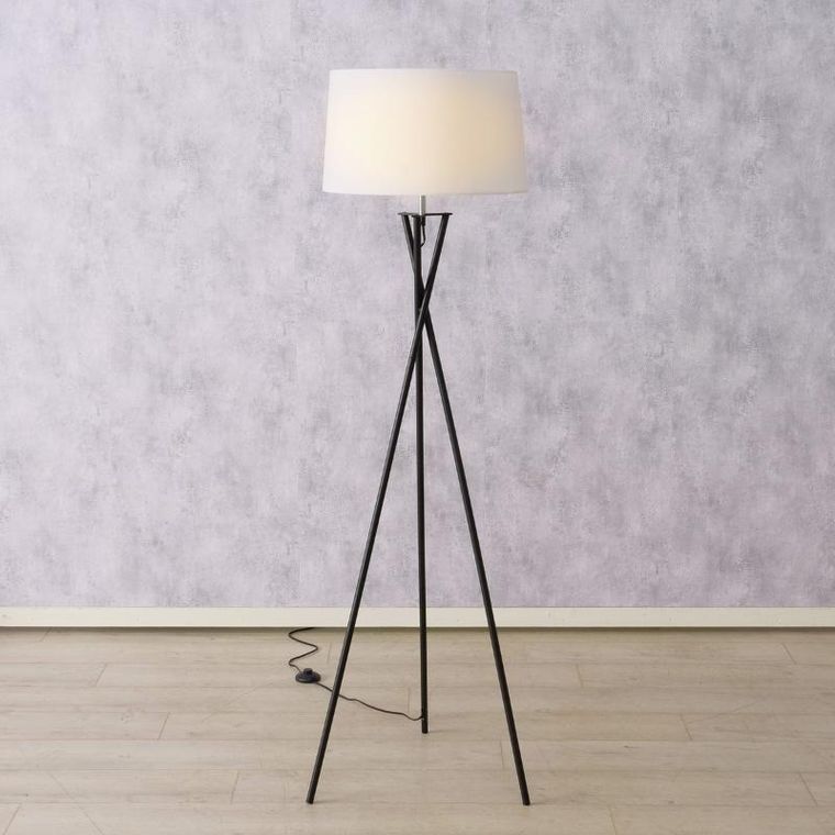 Boltze, Novo, lampa podłogowa na trójnogu, 158 cm