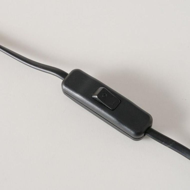 Boltze, Novo, lampa stołowa z metalową podstawą, 48 cm