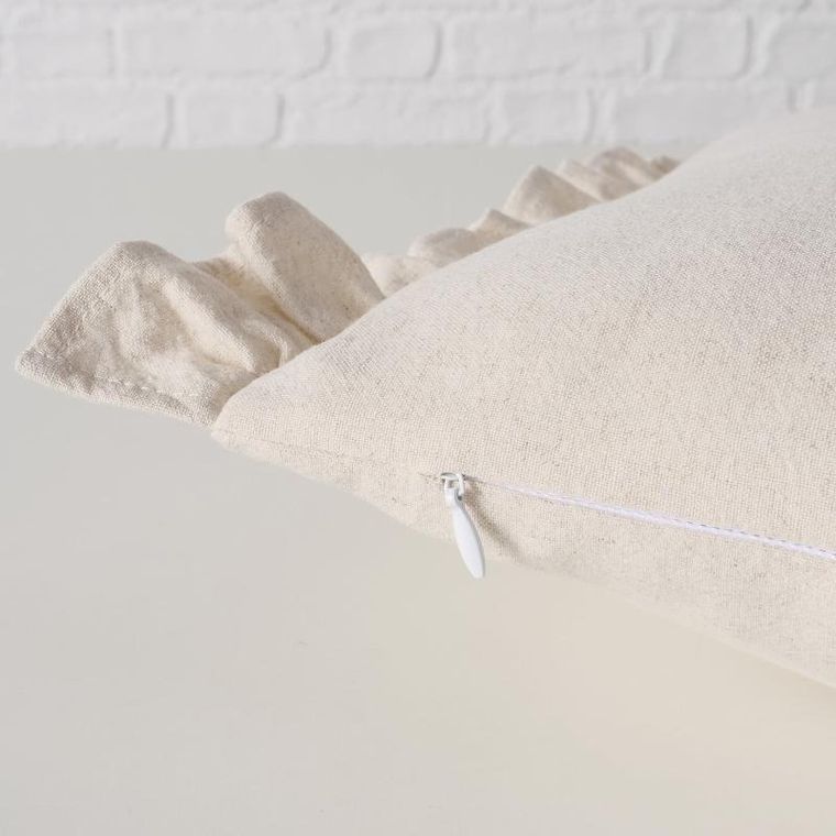 Boltze, poduszka ozdobna z falbanką, Padi, 43-43 cm