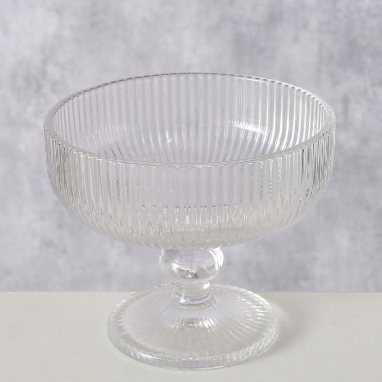 Boltze, Rigano, pucharek prążkowany do deserów, 250 ml