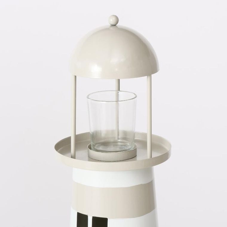 Boltze, Sands, zestaw metalowych dekoracji, latarnie morskie, 40-57 cm