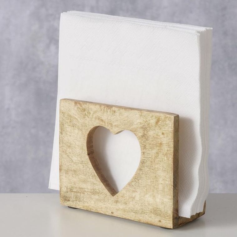 Boltze, serwetnik z drewna mango, Lilea