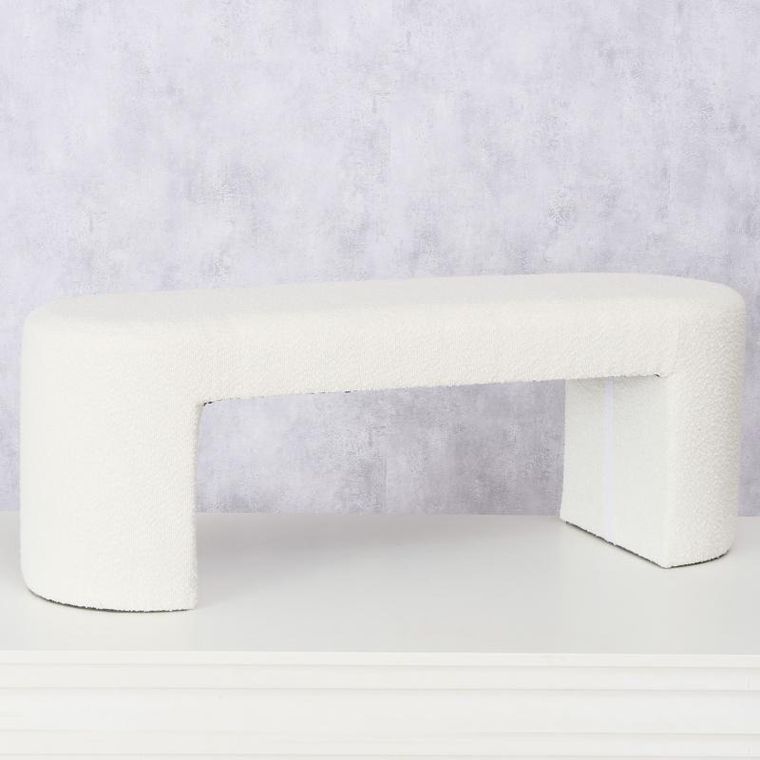 Boltze, Solin, ławka w pluszowym obiciu, 42 cm