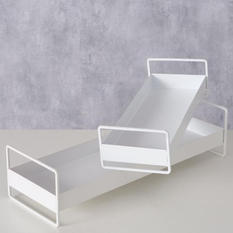 Boltze, Wolga, podłużne tace z uchwytami, 2 szt.