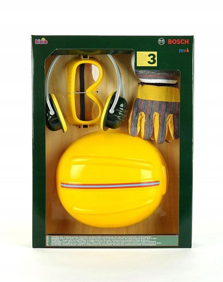 Bosch, zestaw akcesoriów z kaskiem