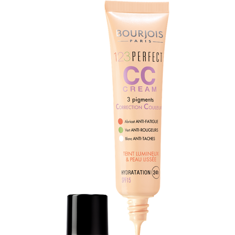 Bourjois, 123 Perfect CC Cream, Krem CC z 3 pigmentami korygującymi, nr 32 Light Beige, 30 ml
