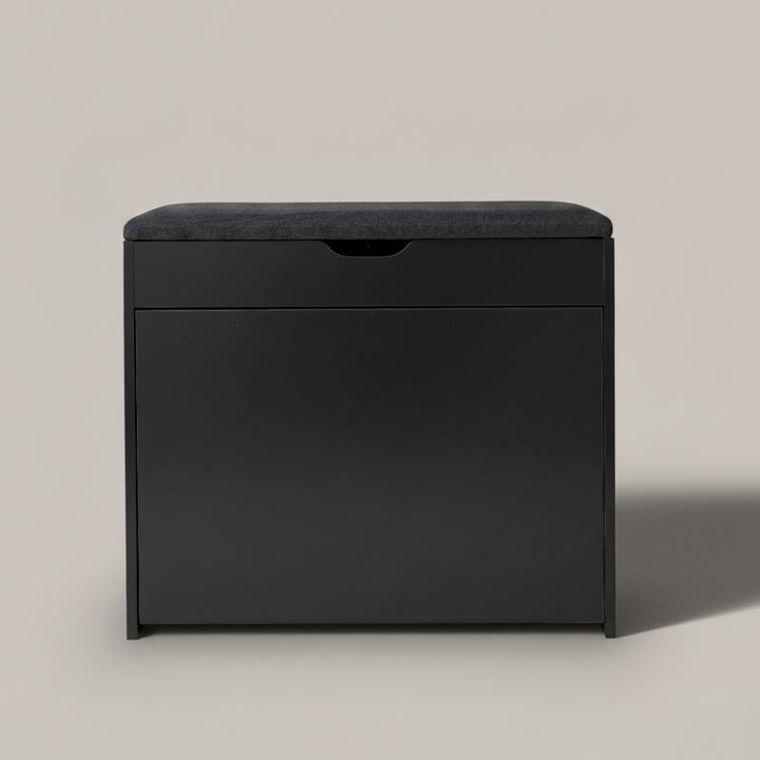 Boximo, Vault, szafka na buty z siedziskiem i wysuwanymi półkami, 57-30-53 cm