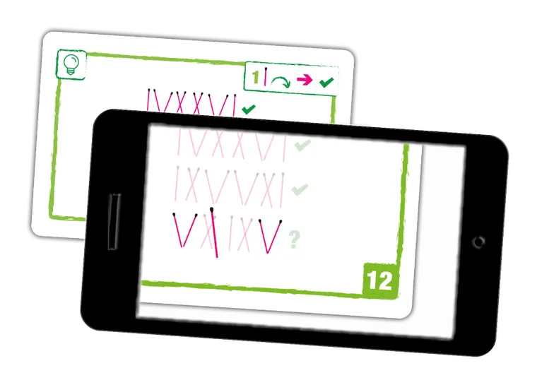 Brain Games, Logic Cards, Matchsticks, gra karciana