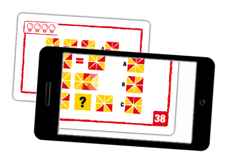 Brain Games, Logic Cards, Yellow, gra karciana