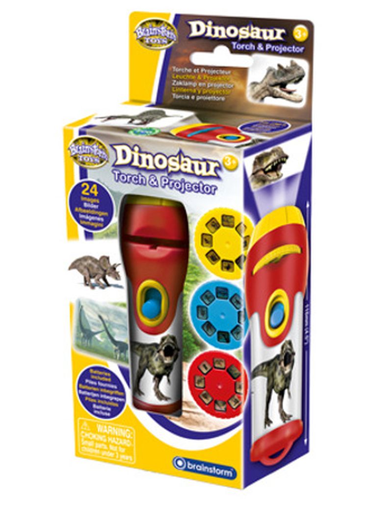Brainstorm, latarka i projektor, Dinozaury