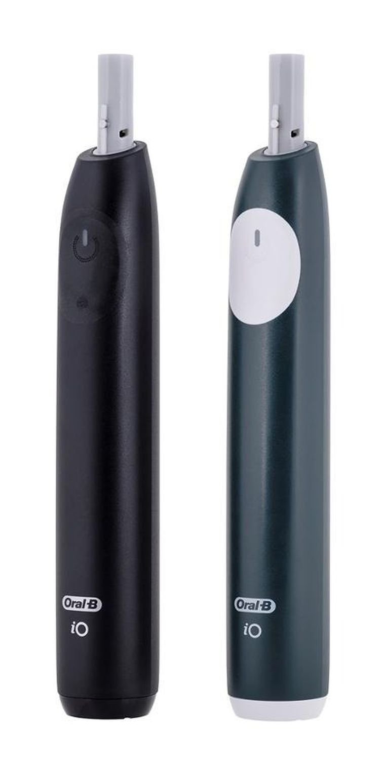 Braun, Oral-B, iO2 Duo, szczoteczka elektryczna, magnetyczna, Night Black & Forest Green, 2 szt.
