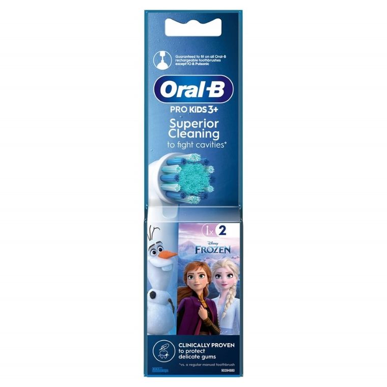 Braun, Oral-B, Kraina Lodu, EB-10 Stages Power, końcówki do szczoteczki dla dzieci, 2 szt.