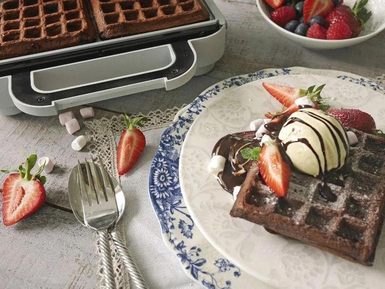 Breville, DuraCeramic VST072X, gofrownica, 850W
