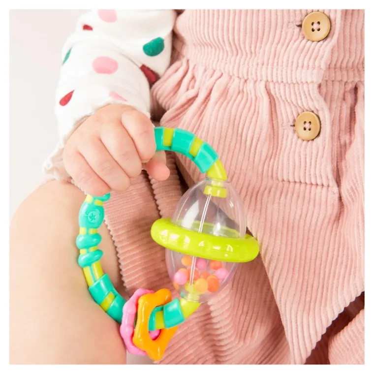 Bright Starts, grzechotka owalna, gryzak