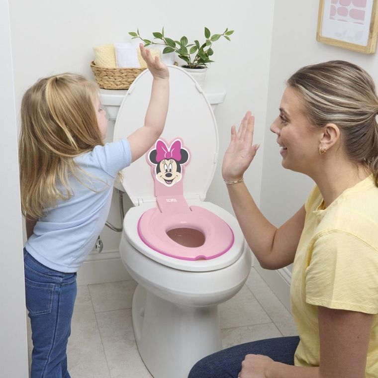 Bright Starts, Myszka Minnie, Flip & Sit, nakładka na toaletę, 18m+