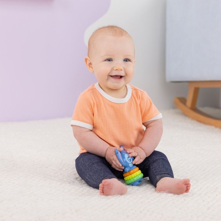 Bright Starts, Twist-a-Stitch, zabawka sensoryczna