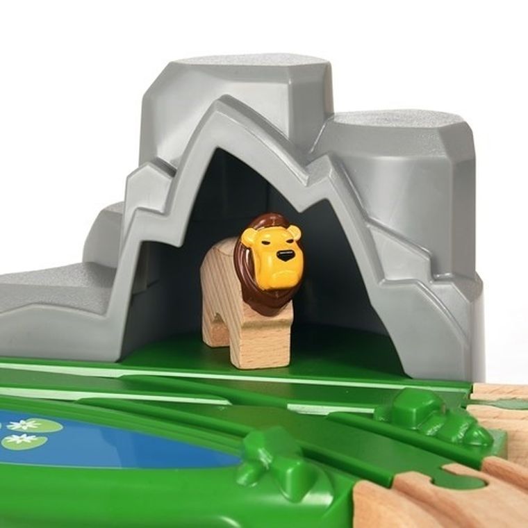 Brio World, Safari, kolejka, zabawka drewniana