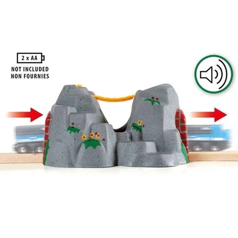 Brio World, Skalny tunel z dźwiękiem, zabawka drewniana