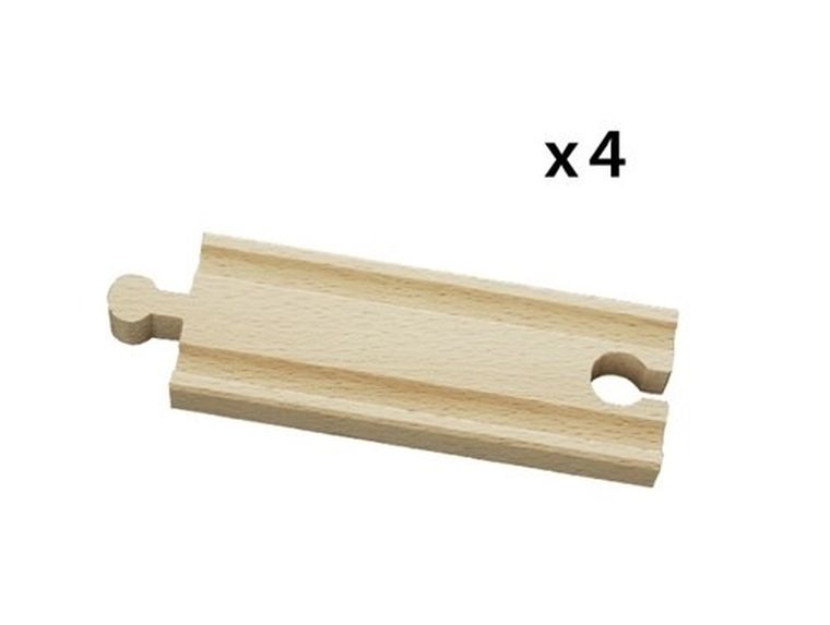 Brio World, tory krótkie, proste, 4 szt.