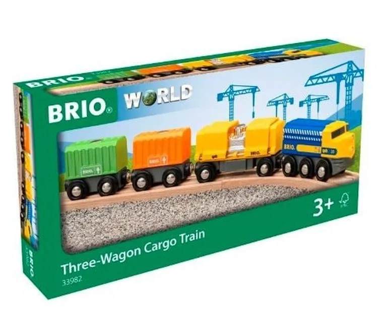 Brio World, trzywagonowy pociąg towarowy