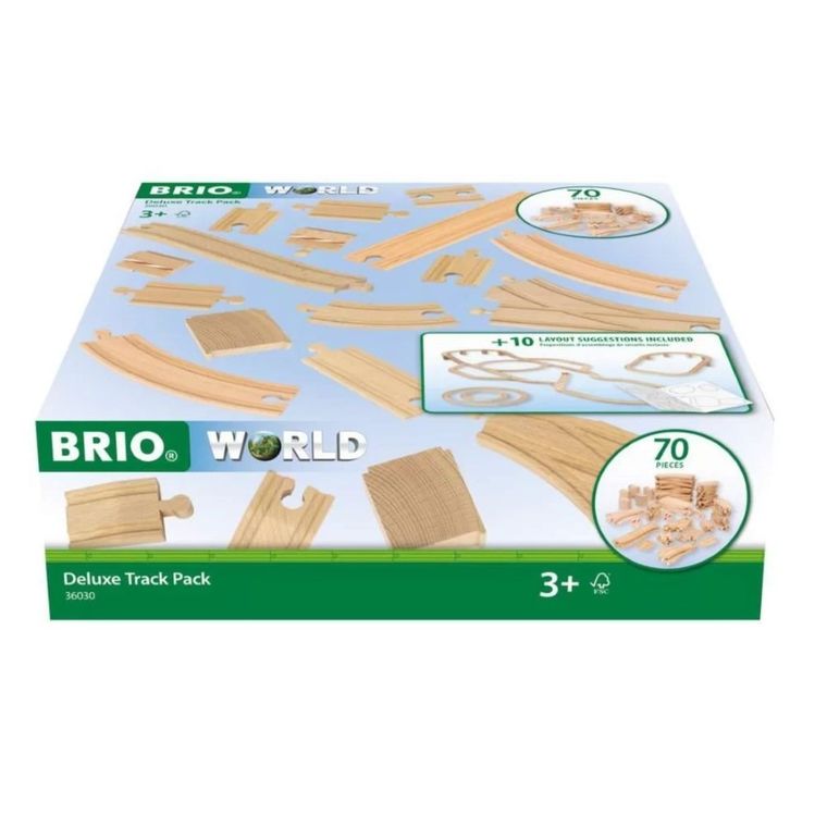 Brio World, zestaw torów deluxe, 70 elementów