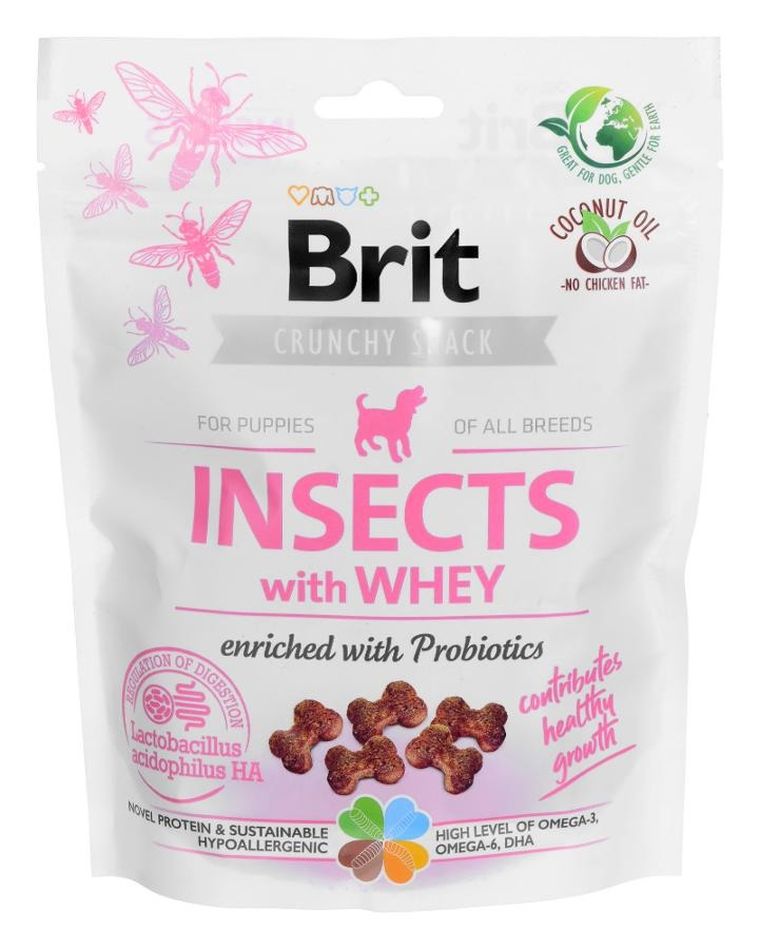 Brit, Care Dog Puppy Insect, przysmak dla psa, 200g