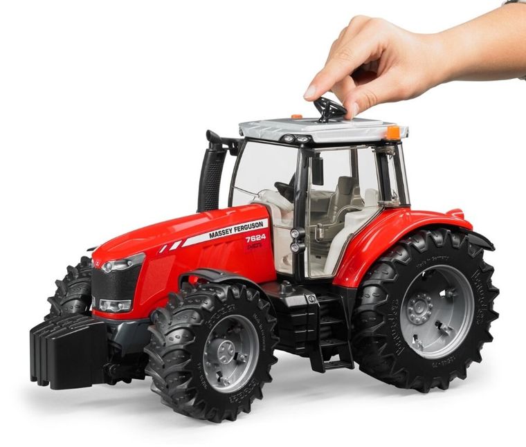 Bruder, Massey Ferguson 7600, traktor, pojazd, 1:16