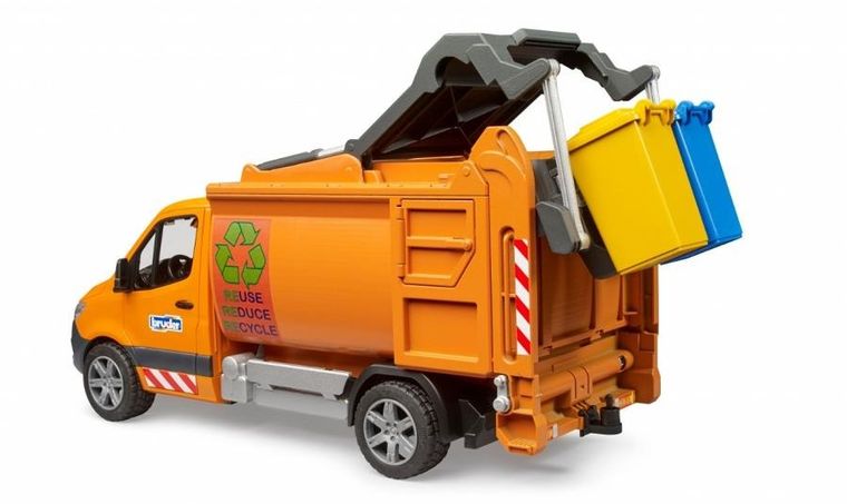 Bruder, Mercedes-Benz Sprinter, miejska śmieciarka, model pojazdu