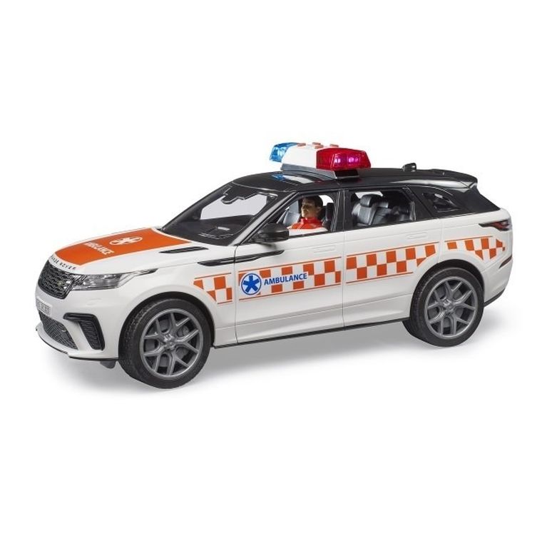 Bruder, Range Rover Velar, ambulans, pojazd z figurką