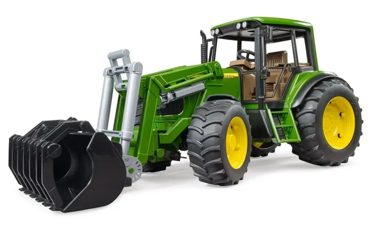 Bruder, Traktor John Deere 6920 z ładowarką czołową