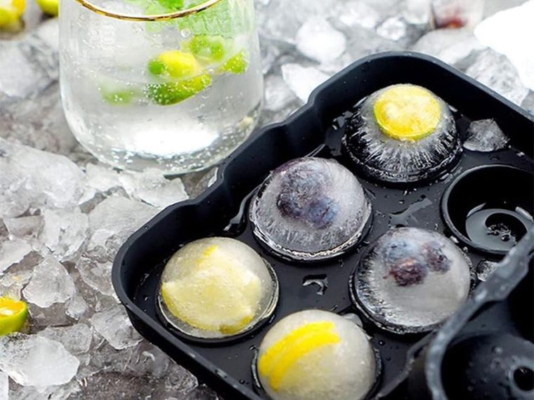 Brunbeste, forma silikonowa na 6 kul lodowych do drinków napojów