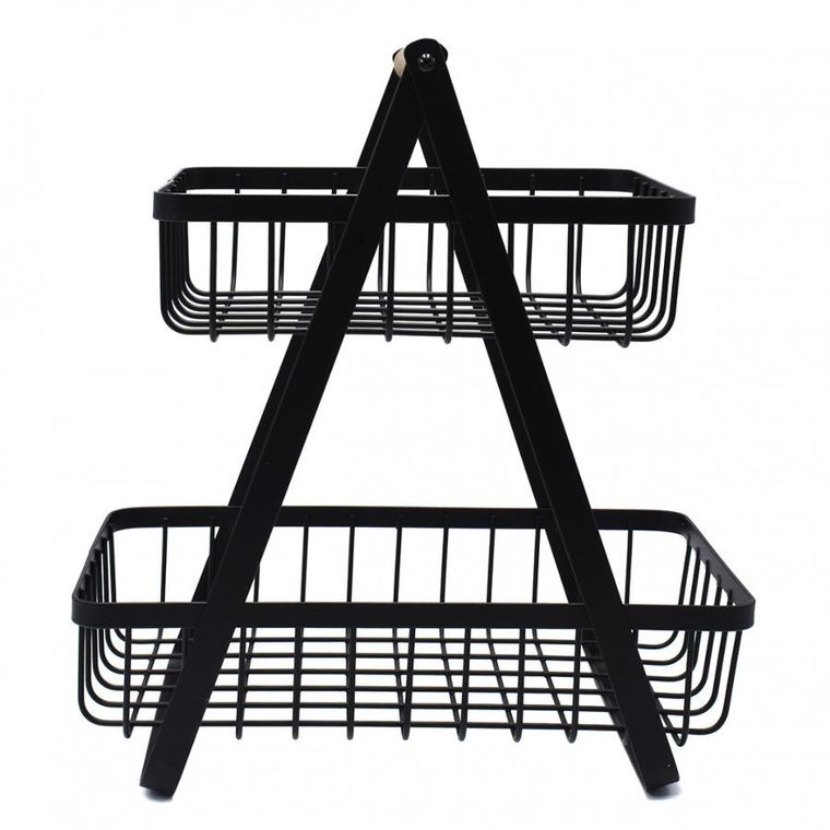 Brunbeste, koszyk piętrowy na owoce, przyprawy, loft 3063