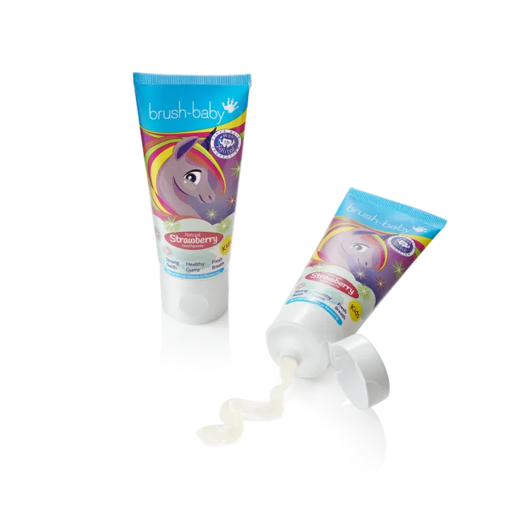 Brush-Baby, pasta do zębów dla dzieci, truskawkowa, 3l+, 50 ml