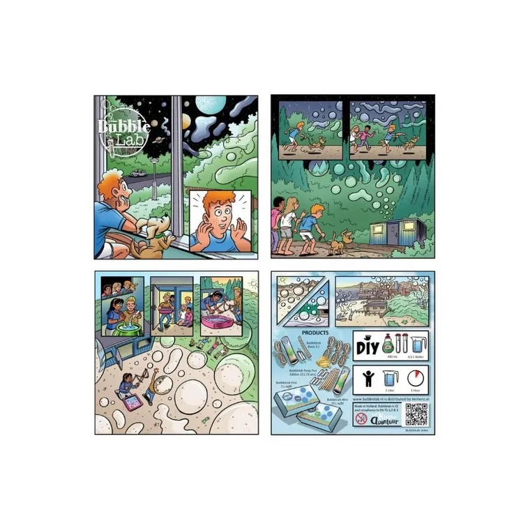 BubbleLab, bańki mydlane w tubie