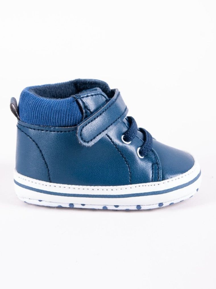 Buciki niechodki chłopięce, granatowe, Yoclub