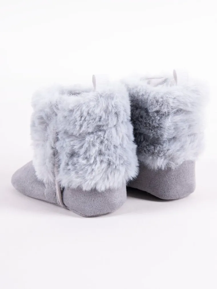 Buciki niechodki dziewczęce, szare, Yoclub