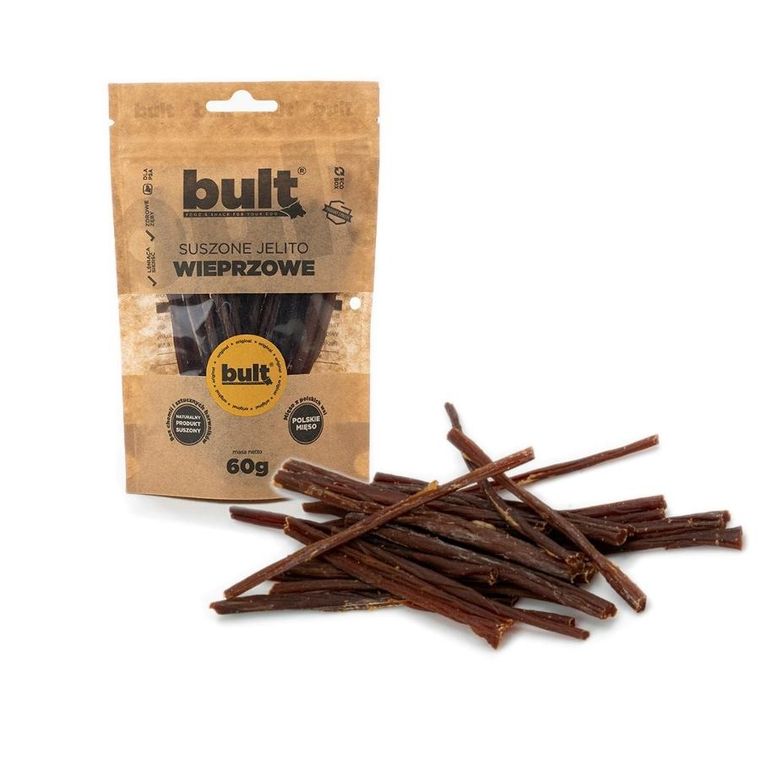 Bult, jelito cienkie wieprzowe dla psa, 100g
