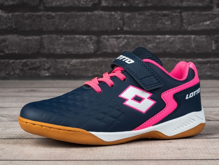 Buty piłkarskie dziecięce, halowe, mix, Lotto Dasher