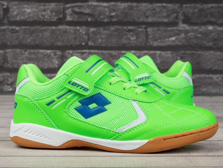 Buty piłkarskie dziecięce, halowe, mix, Lotto Soccera