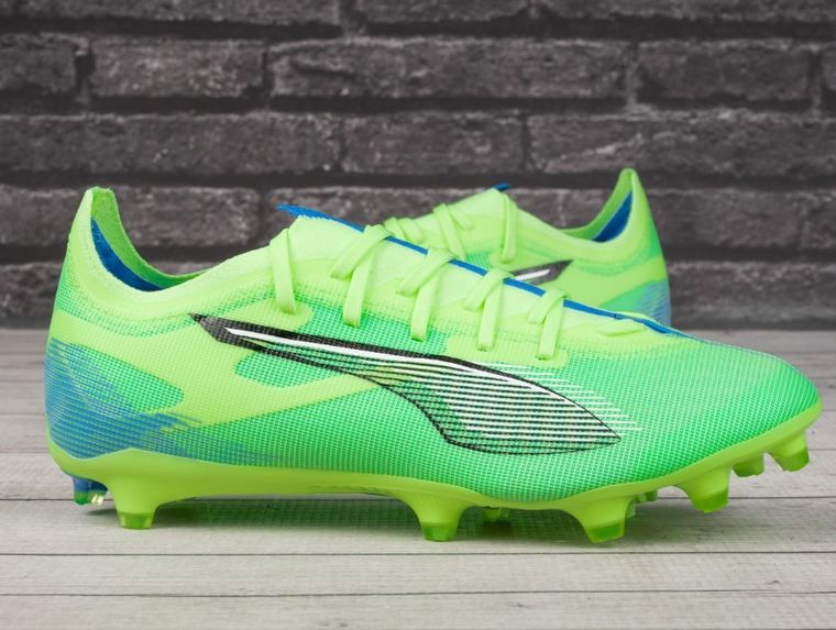 Buty piłkarskie męskie, turfy/lanki, zielone, Puma Ultra 5 Match