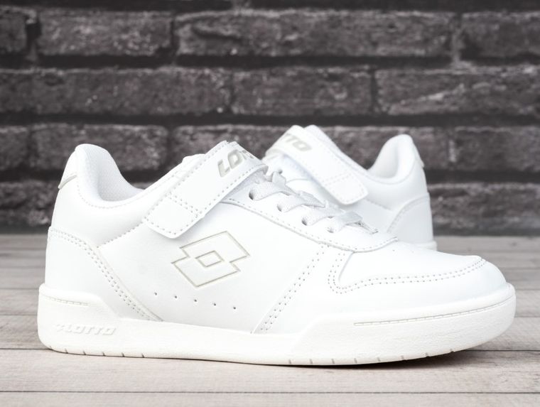 Buty sportowe chłopięce, białe, Lotto
