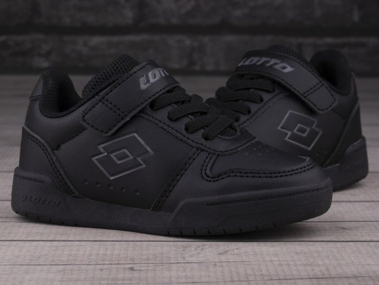 Buty sportowe chłopięce, czarne, Lotto