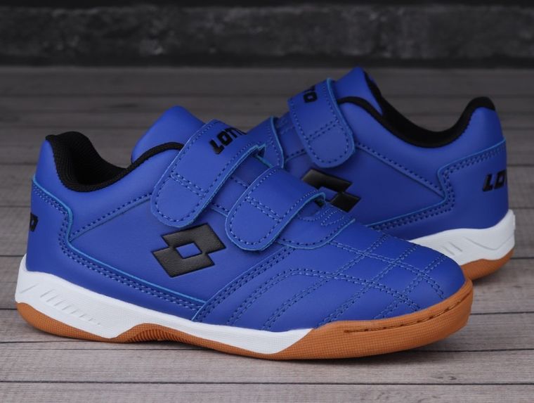 Buty sportowe chłopięce, niebieskie, Lotto