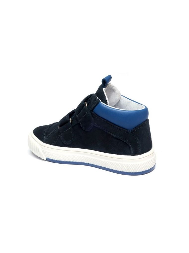 Buty sportowe chłopięce, skórzane, granatowe, RenBut